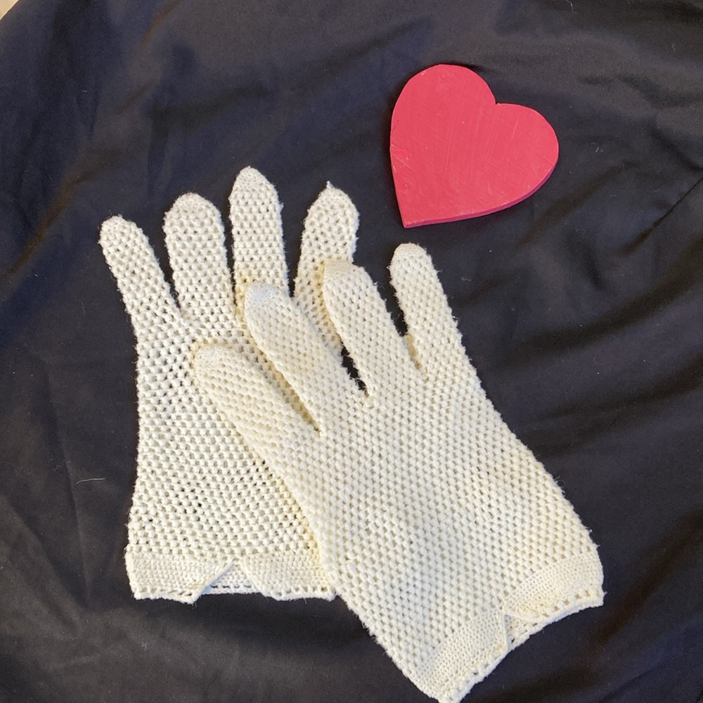 Vintage hand crafted dress gloves